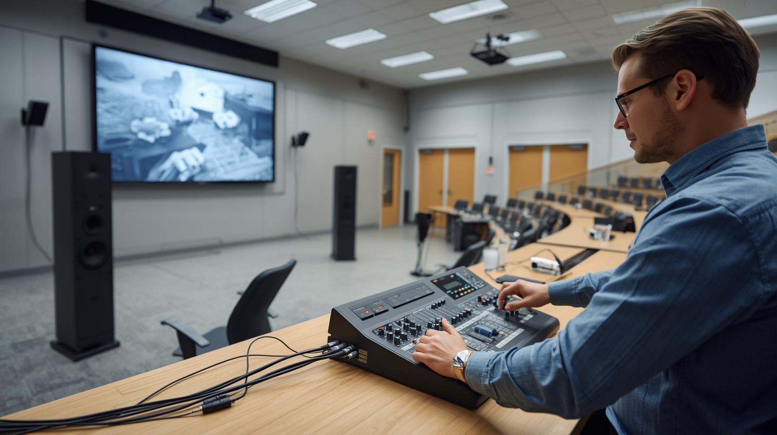 Cara Menghubungkan IFP ke Sound System Eksternal