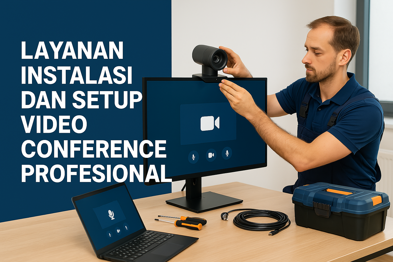 Layanan Instalasi dan Setup Video Conference Profesional