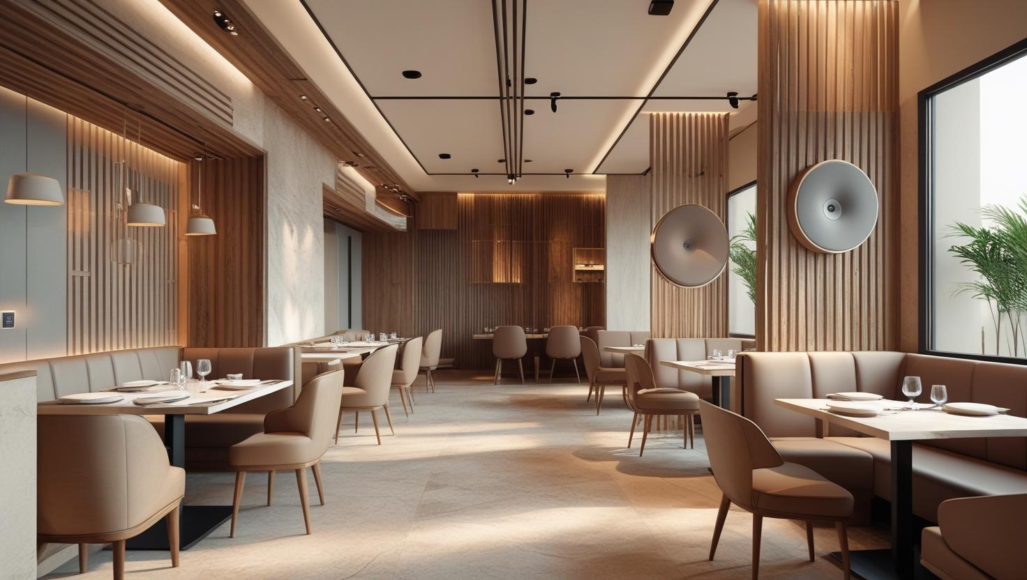 Desain Audio Restoran & Kafe - Mood & Volume Optimal | INDOPROAV.ID