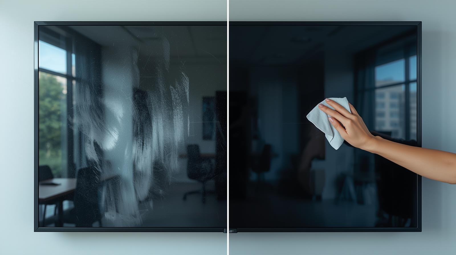 Cara Membersihkan Layar Smartboard dari Sidik Jari