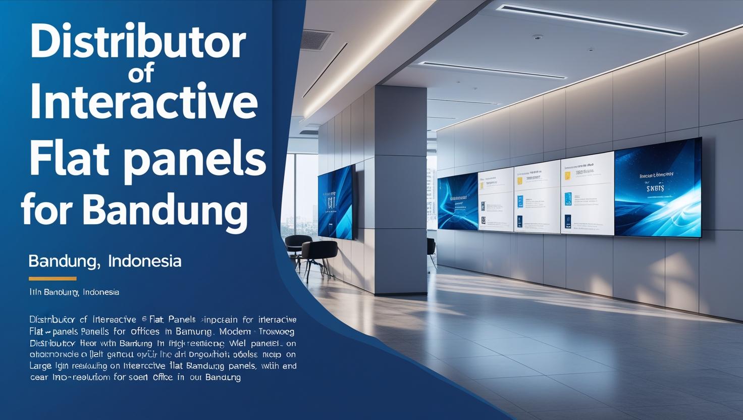 Distributor Interactive Flat Panel Untuk Kantor Di Bandung