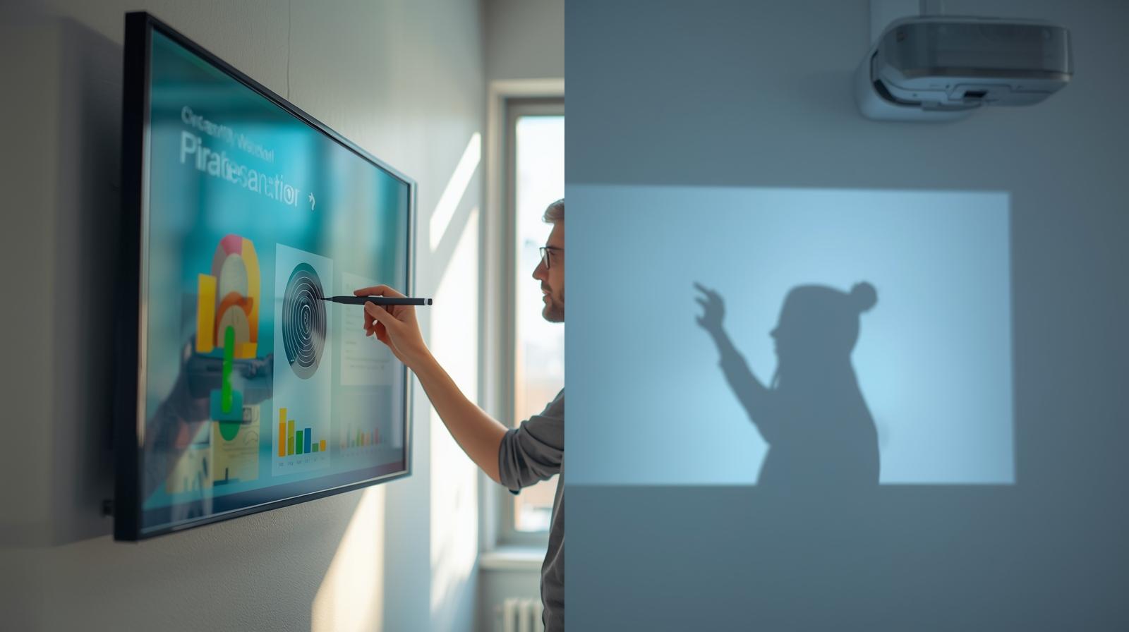 Interactive Flat Panel vs Proyektor Interaktif