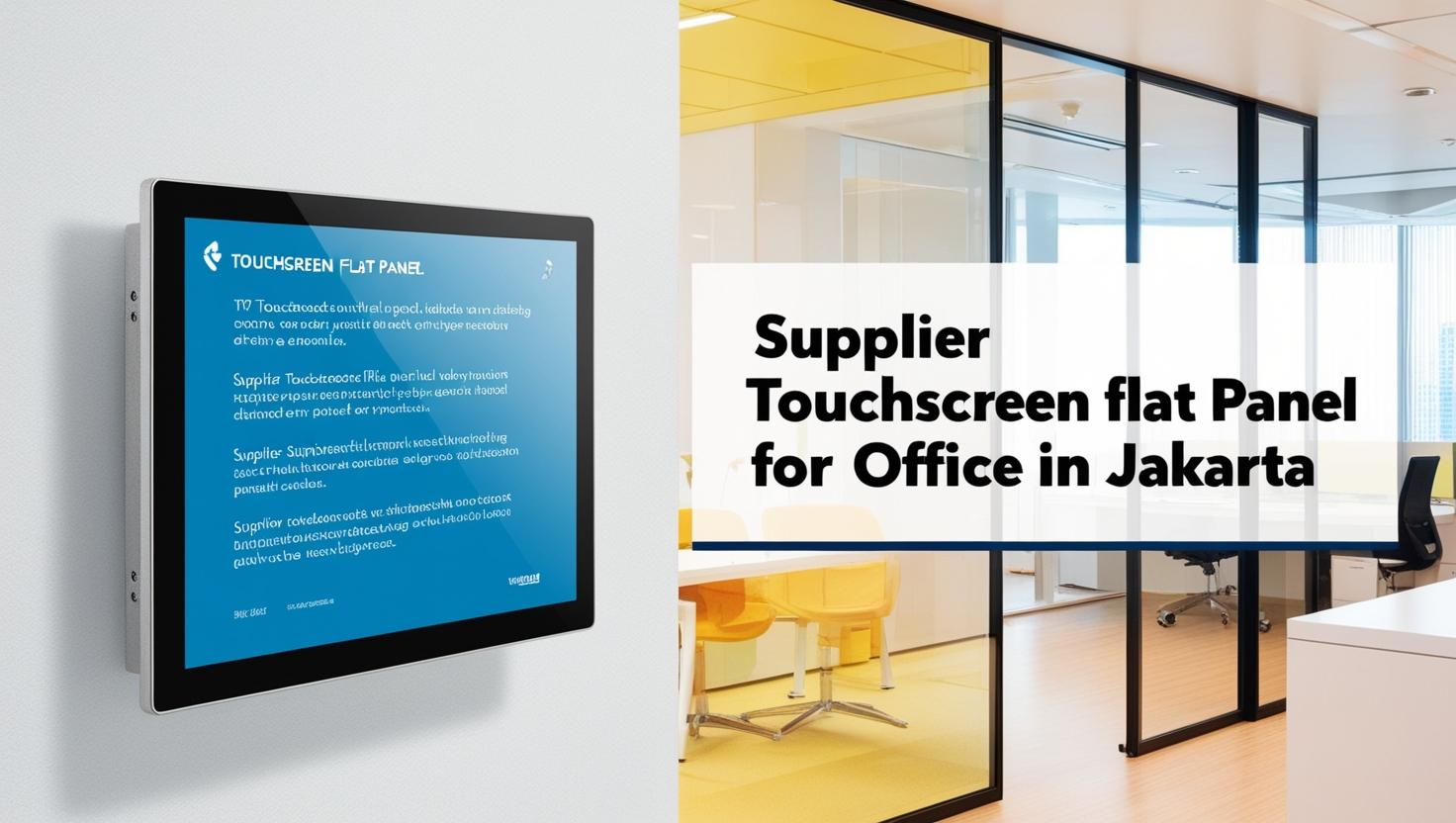 Supplier Touchscreen Flat Panel Untuk Kantor Di Jakarta